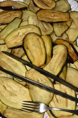 Fried Eggplant Slices