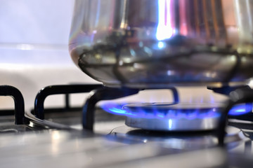 Stove in the Kitchen Used to Cook