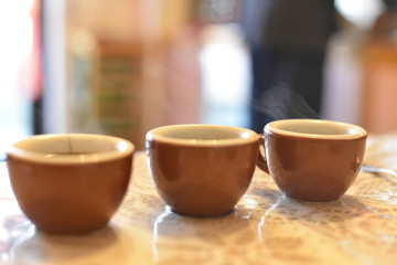 Coffee Cups on the Table