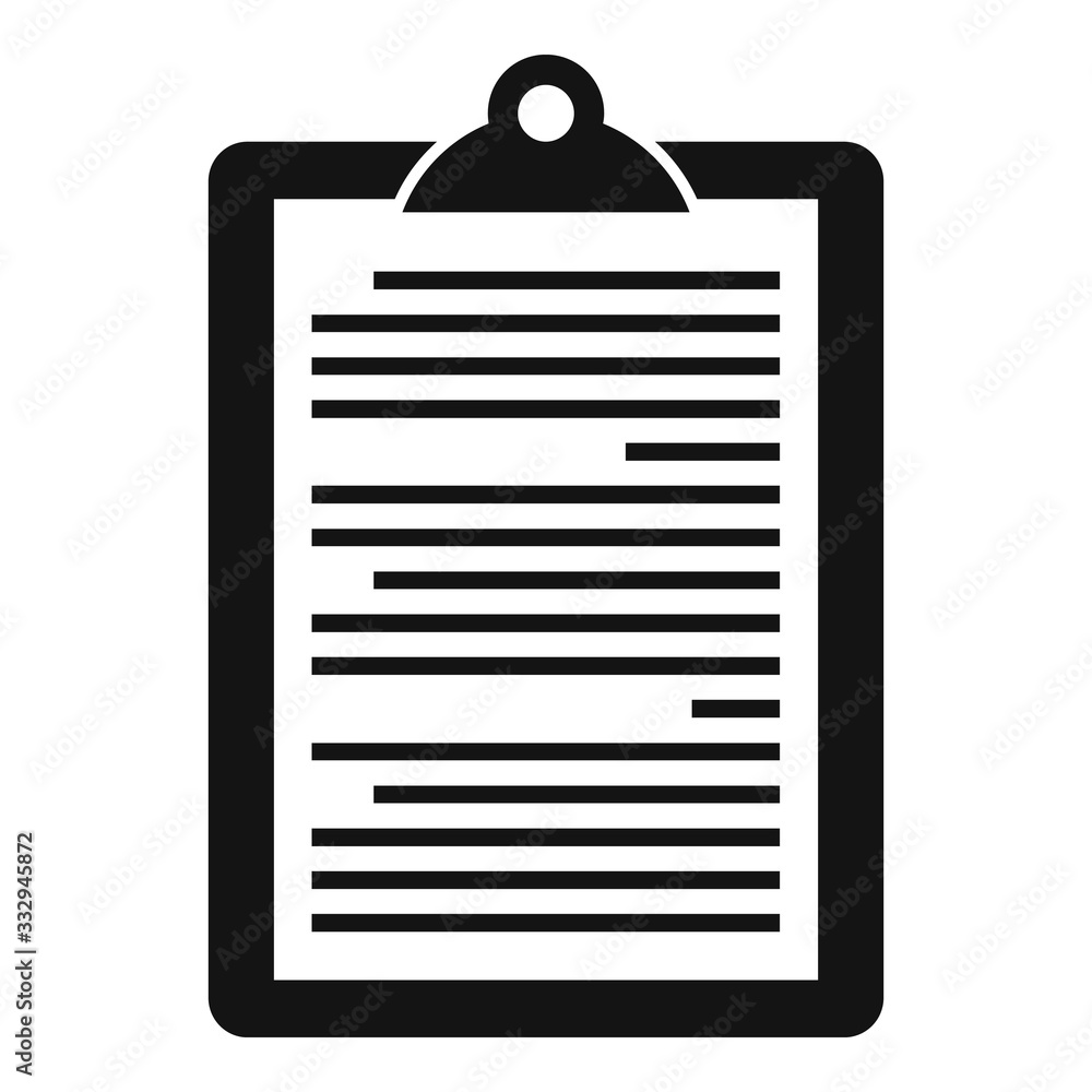 Poster news editor icon. simple illustration of news editor vector icon for web design isolated on white ba