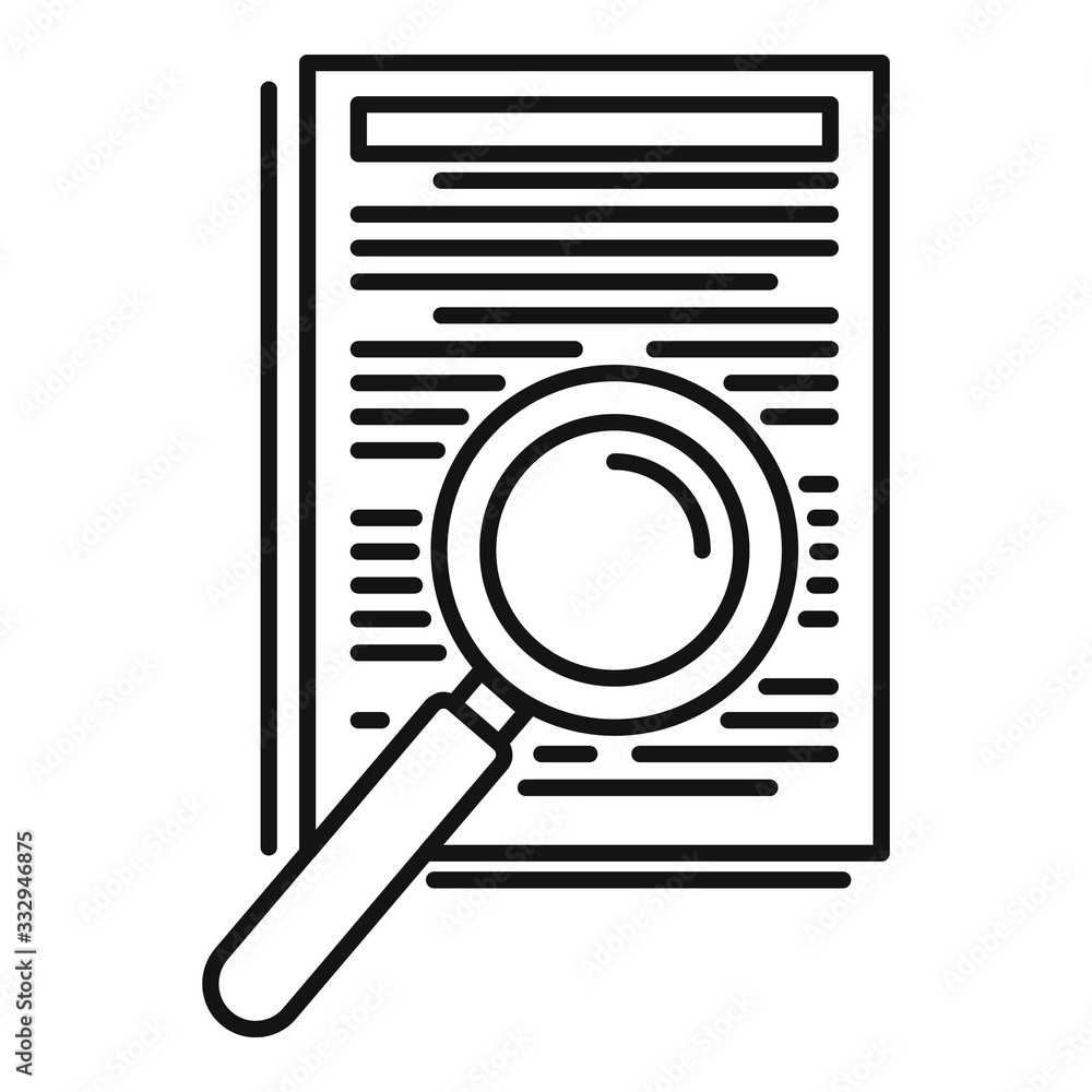 Poster editor create icon. outline editor create vector icon for web design isolated on white background