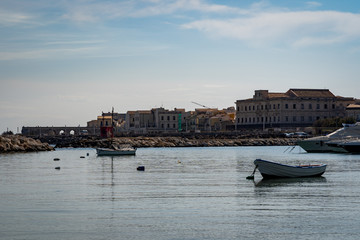 Obraz premium The Bay of Syracuse Italy