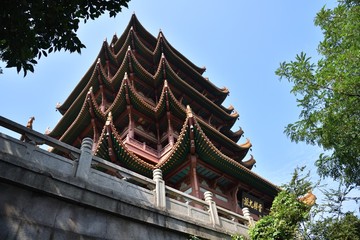 Fototapeta premium Yellow crane pagoda of Wuhan, China