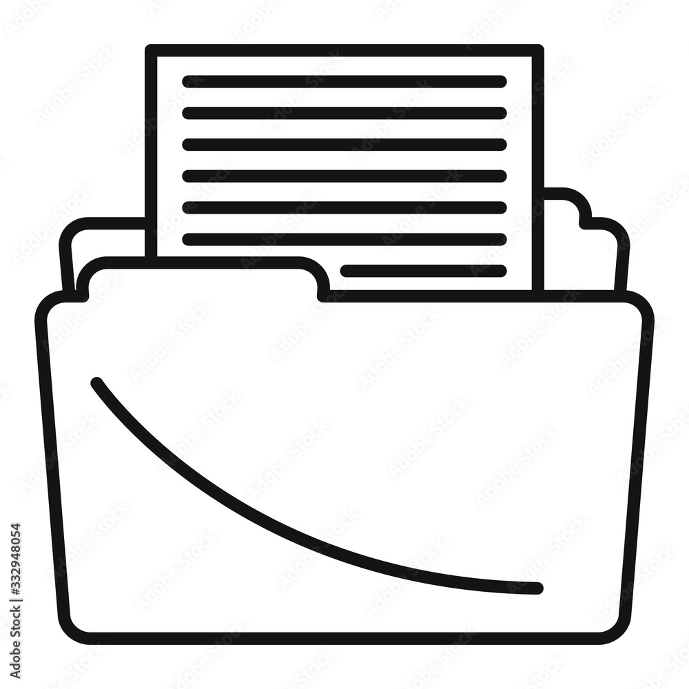 Poster article editor icon. outline article editor vector icon for web design isolated on white background