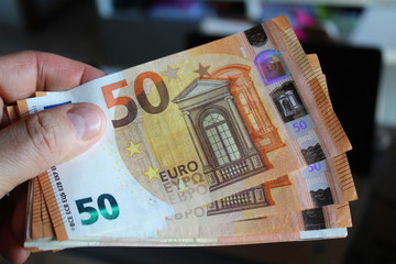Banconote da 50 euro - ricchezza