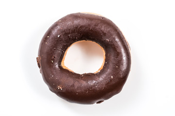 Donuts on a white background.