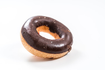 Donuts on a white background.