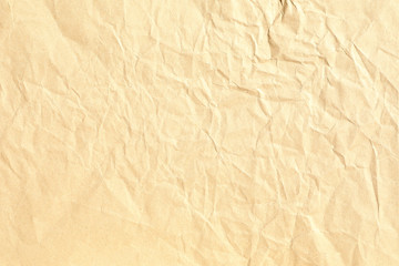 yellow crumpled paper background texture