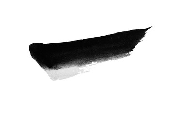 Fototapeta premium paint black strokes brush stroke color texture with space for your own text