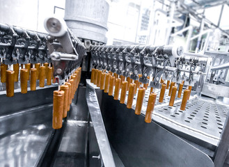 Automatic production line of fruit ice cream