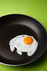 Fried Egg On The Pan
