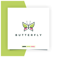 Butterfly Logo Design Inspiration Vector Stock - Premium Vector