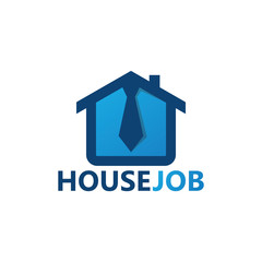 House Job Logo Template Design