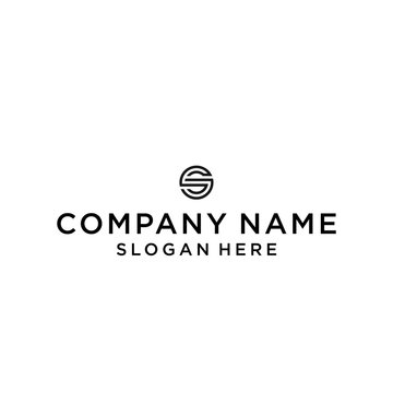 JS logo icon design vector