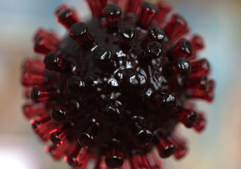 covid-19 white isolated  focused