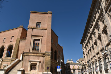 Ancient Mussolini Buildings in Foggia, Italy