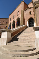 Fototapeta premium Ancient Mussolini Buildings in Foggia, Italy
