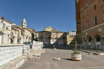 Foggia Buildings and Streets by Morning