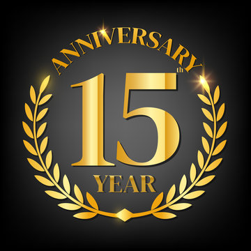 15 golden anniversary logo