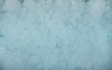 Close up background texture of crushed ice