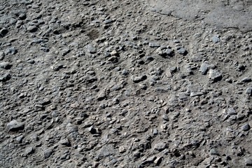 Asphalt closeup on a bright day