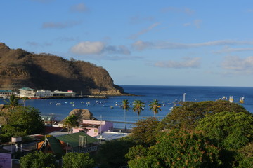 Fototapeta premium view of the bay in San Juan del Sur, Nicaragua