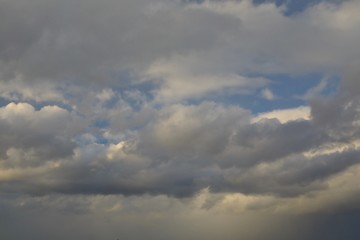 Partial cloudy sky