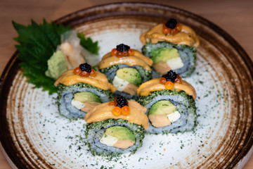 Uni And Avocado Roll