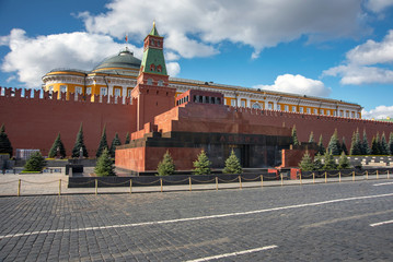 Lenin's Mausoleum, also known as Lenin's Tomb, situated in Red Square in the centre of Moscow, is a...