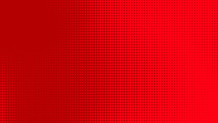 Dots halftone red color pattern gradient texture with technology digital background. Dots pop art comics with summer background.