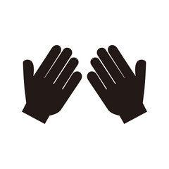 Hand vector icon symbol illustration