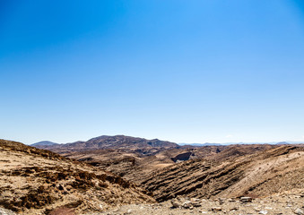 Mountains at the namib desert in Namibia