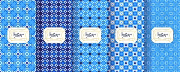 Stof per meter Portuguese azulejo tiles. Encaustic seamless patterns, prints. Oriental, Moroccan, geometric motifs. Suitable for luxury packaging design cosmetics, ceramics, patchwork mosaics Fabric print. © Klepsidra