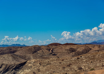 Mountains at the namib desert in Namibia