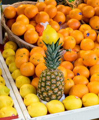 fresh fruits in the market