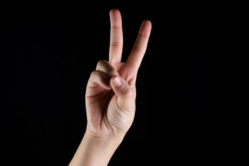 dos en lengua de signos