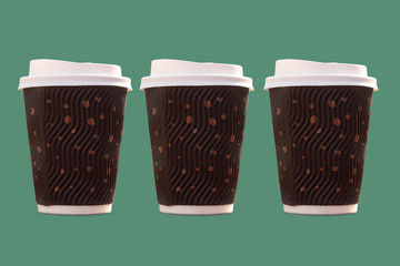 disposable coffee cup with lid