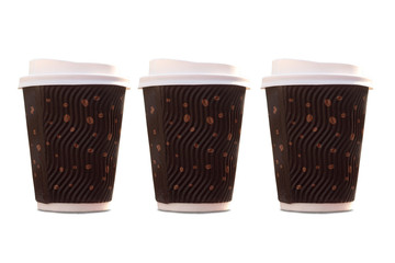 disposable coffee cup with lid