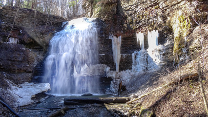 Hamilton is a beautiful Canadian city with forest and waterfalls
