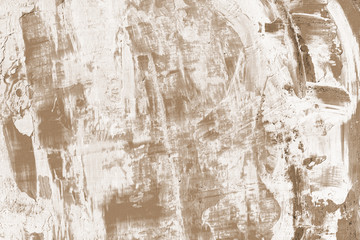 Abstract art background. Acrylic painting. Fragment of the canvas. Beige texture. Modern Art. 