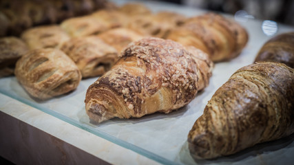 Tasty Croissant And Baked Bread 