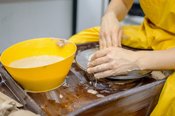 the process of making clay products