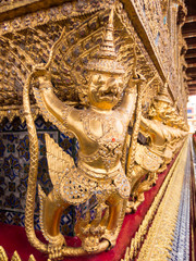 Demon Guardian in Wat Phra Kaew Grand Palace of Thailand.