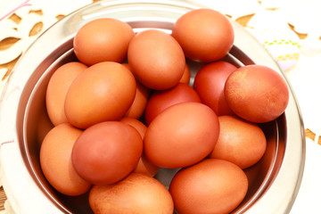 Traditional Easter breakfast