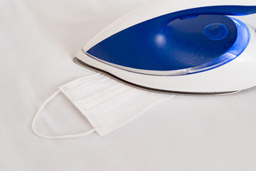 iron reusable medical masks from viruses life hack