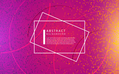 Minimal geometric abstract background with dynamic purple and orange color composition. Trendy gradient and futuristic concept. Vector layout design can use landing page, cover poster, flyer, magazine