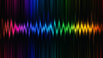 gradient abstract background with equalizer