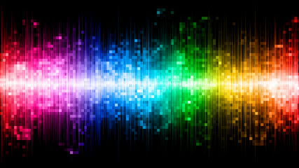 gradient abstract background with equalizer - obrazy, fototapety, plakaty