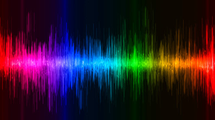 gradient abstract background with equalizer