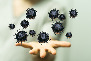 a Concept of 3d virus quarantine.